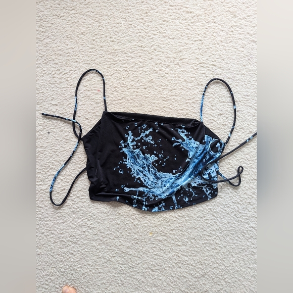 Dolls Kill Water Wave Crop Top - Picture 5 of 6